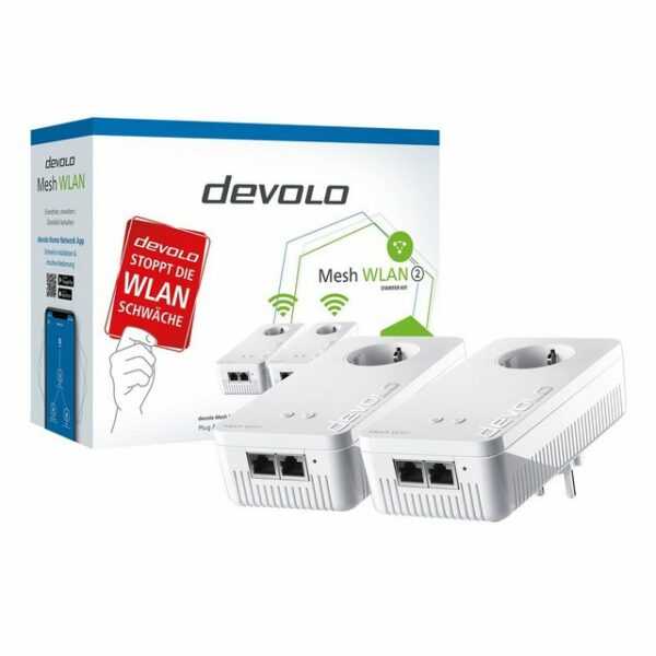 devolo Mesh WLAN sorgt für wirklich nahtloses WLAN im ganzen Zuhause. Vergessen Sie Funklöcher und erleben Sie Gigabit-WLAN mit maximaler Performance. Smarte devolo-Einheiten verbinden sich zu einem gemeinsamen