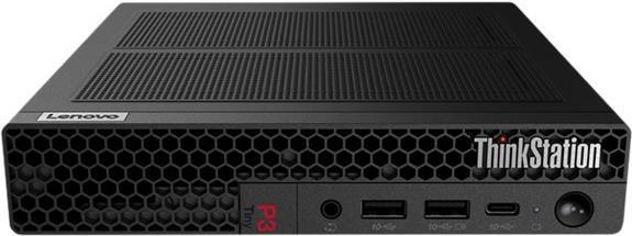 Lenovo ThinkStation P3 30H0 – Mini – 1 x Core i7 13700T / 1.4 GHz – vPro Enterprise – RAM 32 GB – SSD 1 TB – TCG Opal Encryption, NVMe, Performance – T1000 – GigE, 802.11ax (Wi-Fi 6E) – WLAN: Bluetooth 5.1, 802.11a/b/g/n/ac/ax (Wi-Fi 6E) – Win 11 Pro – Monitor: keiner – Tastatur: Deutsch – Schwarz – TopSeller – mit 1 Jahr Lenovo Premier Support