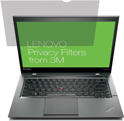 Lenovo – Blickschutzfilter für Notebook – entfernbar – klebend – 35.6 cm (14) – für ThinkPad X1 Carbon Gen 9 20XW, 20XX