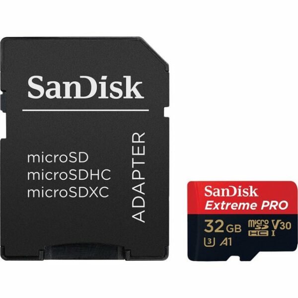 Die Sandisk Extreme PRO 32 GB ist eine schnelle microSDHC™ UHS-I Speicherkarte für kompromisslose Smartphone-