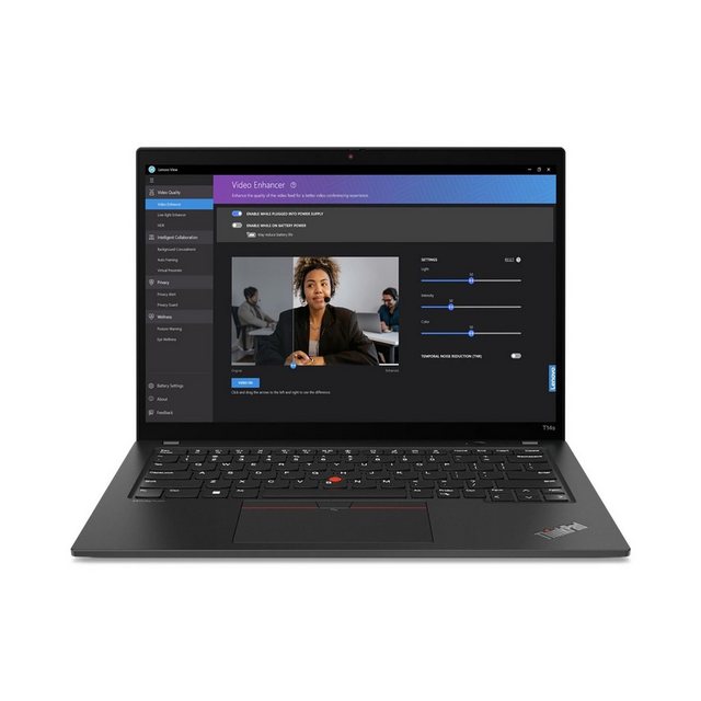 Ideal fürs MultitaskingMit Intel® Core™ vPro® Prozessoren der 13. Generation setzt das Lenovo ThinkPad T14s Gen 4 Notebook neue Maßstäbe für Multitasking. Diese CPUs weisen Workloads intelligent zur richtigen Zeit dem richtigen Thread auf dem richtigen Kern zu – für eine bessere Zusammenarbeit im Team und mehr Produktivität