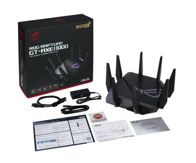 Asus ROG Rapture GT-AXE11000 Tri-Band Gaming Router WLAN-Router