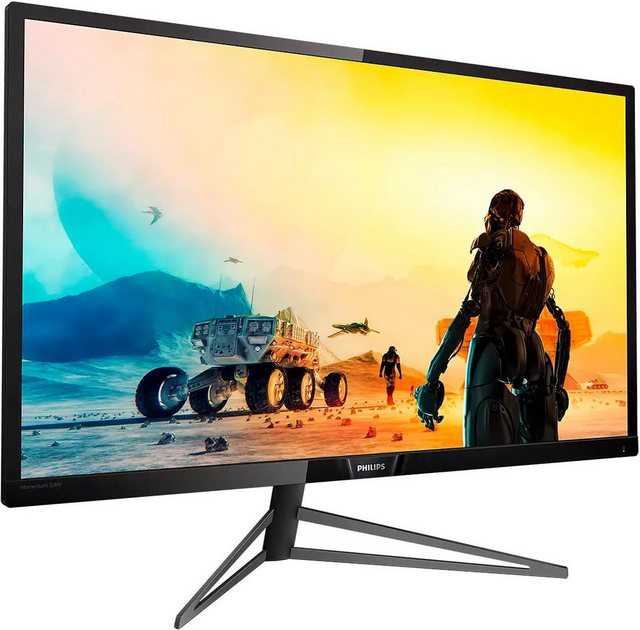 Philips Momentum 326M6VJRMB LED-Monitor (80 cm/31,5 „, 3840 x 2160 px, 4K Ultra HD, 4 ms Reaktionszeit, 60 Hz, LED)