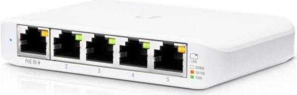 Ubiquiti UniFi Switch USW Flex Mini – Switch – Smart – 4 x 10/100/1000 + 1 x 10/100/1000 (PoE+) – Desktop – PoE+