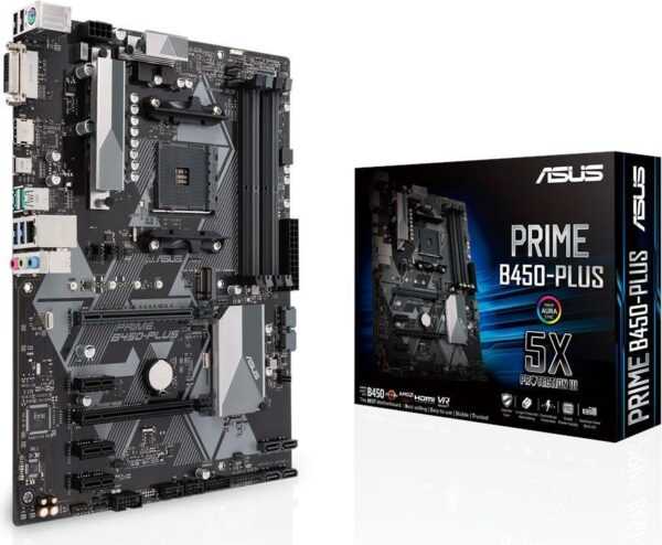 Kurzinfo: ASUS PRIME B450-PLUS - Motherboard - ATX - Socket AM4 - AMD B450 - USB 3.1 Gen 1