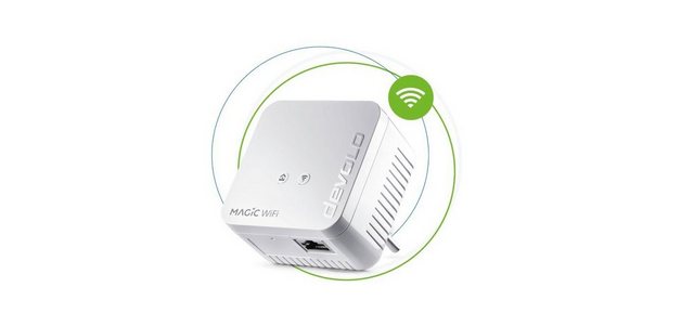 DEVOLO Magic 1 WiFi mini Einzeladapter Reichweitenverstärker, Unkompliziert und unauffällig