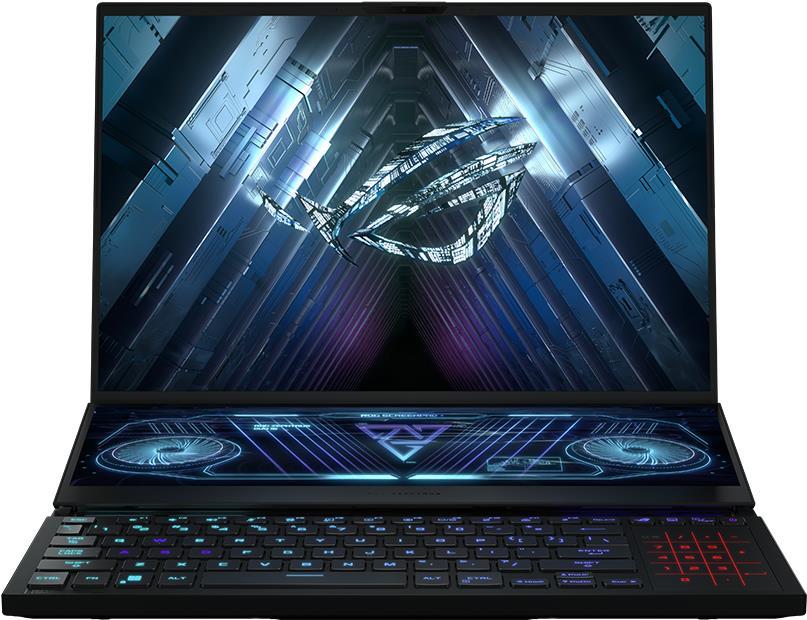 ASUS ROG Zephyrus Duo 16 GX650RX-LO180X 6900HX Notebook 40,6 cm (16 ) Quad HD+ AMD Ryzen 9 64 GB DDR5-SDRAM 2000 GB SSD NVIDIA GeForce RTX 3080 Ti Wi-Fi 6E (802.11ax) Windows 11 Pro Schwarz (90NR0921-M00H50)