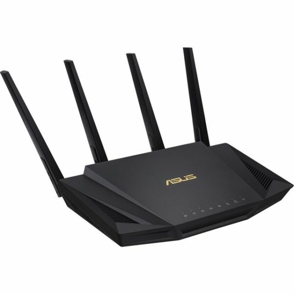 Der ASUS RT-AX58U ist ein MU-MIMO Dual-Band AX3000 2x2 Router mit OFDMA Technologie für große Heimnetzwerke. Die QAM (1024-QAM) -Technologie bietet kombinierte Wireless-Geschwindigkeiten von bis zu 2404 MBit/s im 5-GHz-Band und 574 MBit/s im 2