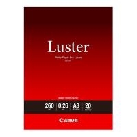 Canon Photo Paper Pro Luster LU-101 – Fotopapier – luster – 260 Mikron – A3 plus (329 x 423 mm) – 260 g/m² – 20 Blatt – für PIXMA PRO-1, PRO-10, PRO-100