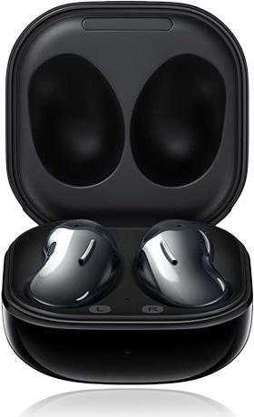 Kurzinfo: Samsung Galaxy Buds Live - True Wireless-Kopfhörer mit Mikrofon - im Ohr - Bluetooth - aktive Rauschunterdrückung - Mystic Black Gruppe Headsets & Mikrofone Hersteller Samsung Hersteller Art. Nr. SM-R180NZKAEUE Modell Galaxy Buds Live EAN/UPC 8806090486869 Produktbeschreibung: Samsung Galaxy Buds Live - True Wireless-Kopfhörer mit Mikrofon Produkttyp True Wireless-Kopfhörer - Bluetooth Empfohlene Verwendung Tragbare Elektronik Farbe Mystic Black Kopfhörer-Formfaktor Im Ohr Drahtlose Technologie Bluetooth Bluetooth-Version Bluetooth 5.0 Active Noise Canceling Ja Mit Mikrofonen 3 Intelligenter Assistent Bixby Ausführliche Details Allgemein Produkttyp True Wireless-Kopfhörer - Bluetooth - kabellos Details zu Abmessungen & Gewicht Ohrhörer: 1.65 cm x 1.49 cm x 2.73 cm / 5.6 g Ladekoffer: 5 cm x 2.78 cm x 5.02 cm / 42.2 g Breite 1.65 cm Tiefe 1.49 cm Höhe 2.73 cm Gewicht 5.6 g Farbe Mystic Black Empfohlene Verwendung Tragbare Elektronik Audioausgang Kopfhörer-Formfaktor Im Ohr Anschlusstechnik