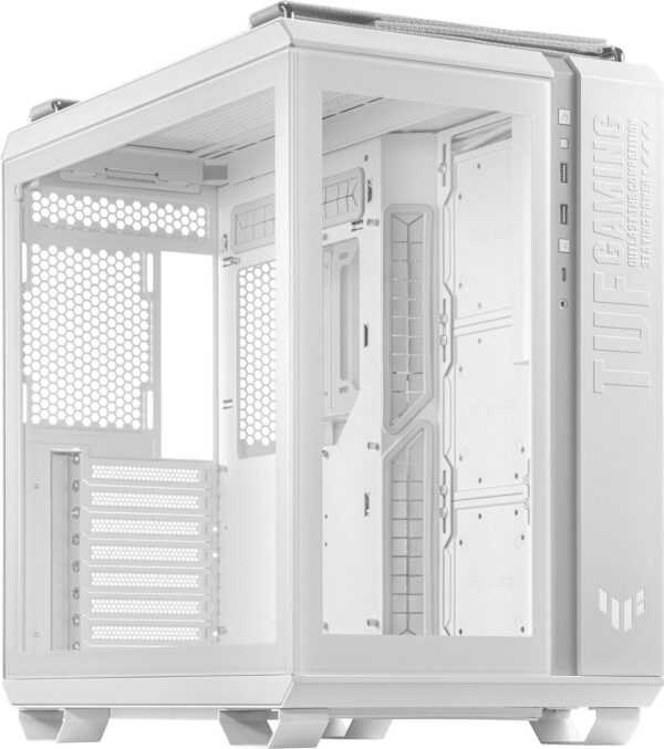 Kurzinfo: ASUS TUF Gaming GT502 - White Edition - mid tower - ATX - Seitenteil mit Fenster (gehärtetes Glas) - keine Spannungsversorgung - weiß - USB/Audio Gruppe Systemgehäuse Hersteller ASUS Hersteller Art. Nr. 90DC0093-B09000 Modell TUF Gaming GT502 EAN/UPC 4711081943013 Produktbeschreibung: ASUS TUF Gaming GT502 - White Edition - mid tower - ATX Produkttyp Systemschrank Formfaktor Mid tower Seitenplatte mit Fenster Ja