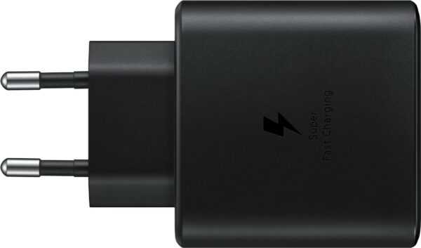 Kurzinfo: Samsung Travel Adapter EP-TA845 - Netzteil - 45 Watt - 3 A - Super Fast Charge 2.0 (USB-C) - auf Kabel: USB-C - Schwarz - für Galaxy Note10+