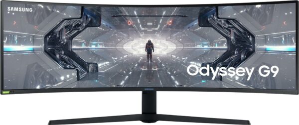 Kurzinfo: Samsung Odyssey G9 C49G95TSSR - G95T Series - QLED-Monitor - gebogen - 124 cm (49) - 5120 x 1440 Dual Quad HD @ 240 Hz - VA - 1000 cd/m² - 2500:1 - 1 ms - 2xHDMI