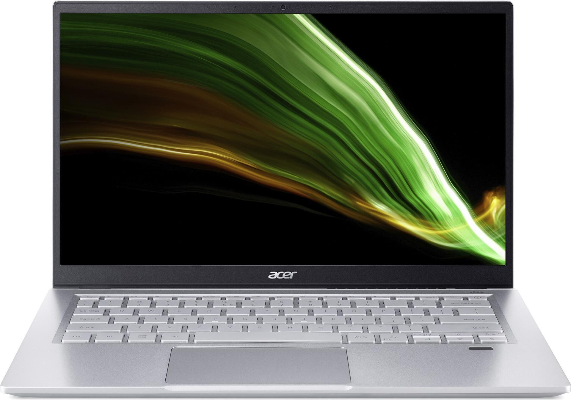 Kurzinfo: Acer Swift 3 SF314-43 - AMD Ryzen 5 5500U / 2.1 GHz - Win 11 Home - Radeon Graphics - 8 GB RAM - 256 GB SSD - 35.56 cm (14) IPS 1920 x 1080 (Full HD) - Wi-Fi 6 - Reines Silber - kbd: Deutsch Gruppe Notebooks Hersteller Acer Hersteller Art. Nr. NX.AB1EV.00Q Modell Swift 3 SF314-43 EAN/UPC 4710886783749 Produktbeschreibung: Acer Swift 3 SF314-43 - 35.56 cm (14) - Ryzen 5 5500U - 8 GB RAM - 256 GB SSD - Deutsch Produkttyp Notebook Betriebssystem Win 11 Home Prozessor AMD Ryzen 5 5500U / 2.1 GHz (4 GHz) / 8 MB Cache Arbeitsspeicher 8 GB LPDDR4X (mitgelieferter Speicher ist angelötet) Speicherkapazität 256 GB SSD Bildschirm 35.56 cm (14) LED-Hintergrundbeleuchtung 1920 x 1080 / Full HD Grafik AMD Radeon Graphics Tastatur Deutsch Tastatur Hinterbeleuchtung Ja Integrierte Webcam Ja Netzwerk Bluetooth