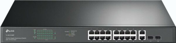 Kurzinfo: TP-Link JetStream TL-SG1218MP - V1 - Switch - 16 x 10/100/1000 (PoE+) + 2 x 10/100/1000 + 2 x Kombi-Gigabit-SFP - an Rack montierbar - PoE+ (250 W) Gruppe Hubs & Switches Hersteller TP-LINK Hersteller Art. Nr. TL-SG1218MP V1 Modell JetStream TL-SG1218MP EAN/UPC 6935364072155 Produktbeschreibung: TP-Link JetStream TL-SG1218MP - V1 - Switch - 18 Anschlüsse - an Rack montierbar Gerätetyp Switch - 18 Anschlüsse Gehäusetyp An Rack montierbar Untertyp Gigabit Ethernet Ports 16 x 10/100/1000 (PoE+) + 2 x 10/100/1000 + 2 x Kombi-Gigabit-SFP Power Over Ethernet (PoE) PoE+ PoE-Budget 250 W Leistung Switching-Kapazität: 36 Gbps Paket Weiterleitungsrate: 26.78 Mbps Kapazität Gepackte Puffergröße: 4