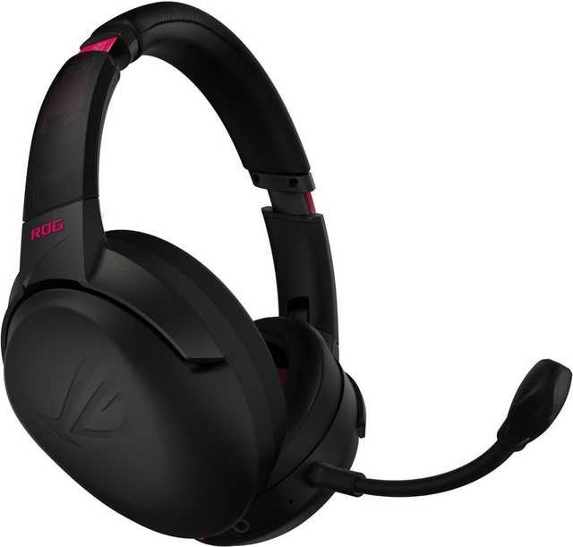 Asus ROG Strix Go 2.4 Electro Punk – Headset – schwarz Gaming-Headset