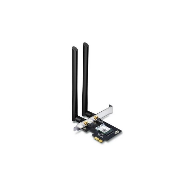 Archer T5E - AC1200 Wi-Fi Bluetooth 4.2 PCIe-Adapter Dualband-WLAN für schnellere Verbindungen Archer T5E ist ein 802.11ac Dualband-WLAN-PCI-Express-Adapter mit Geschwindigkeiten von bis zu 1167 Mbit/s (867 Mbit/s im 5 GHz-Band und 300 Mbit/s im 2