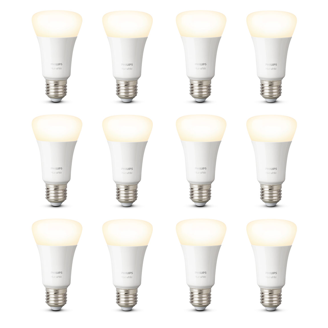 Philips Hue White E27 Bluetooth 12er-Set – LED-Lampe