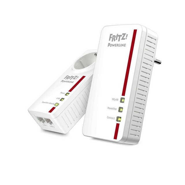 Das FRITZ!Powerline 1260E WLAN Set macht aus jeder Steckdose einen schnellen und sicheren Gigabit-Netzwerkanschluss. Mit Gigabit-Powerline von bis zu 1.200 MBit/s und neuester 2x2 MIMO-Technologie werden deutlich robustere Verbindungen