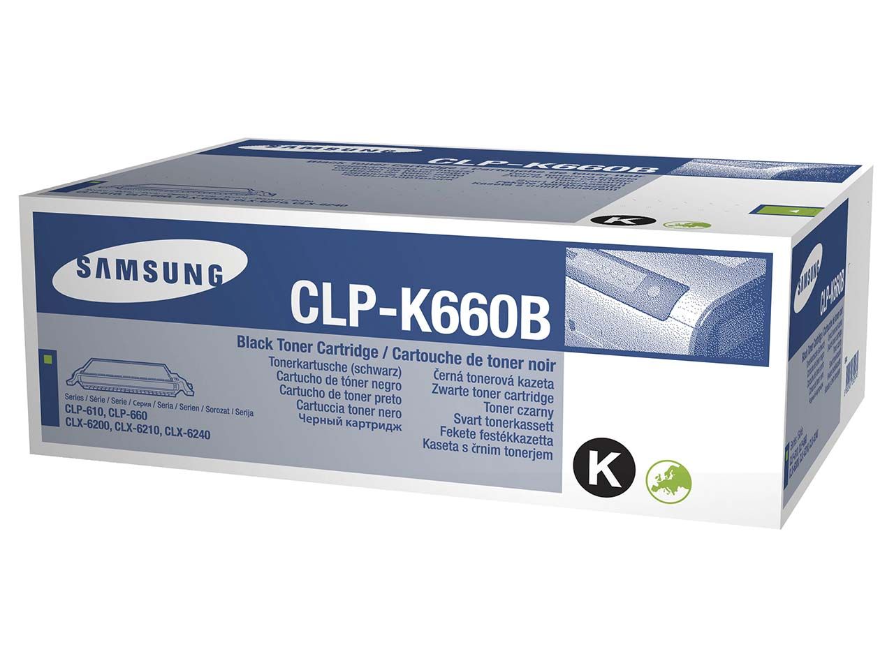 Der originale Samsung Toner CLP-K660B eignet sich