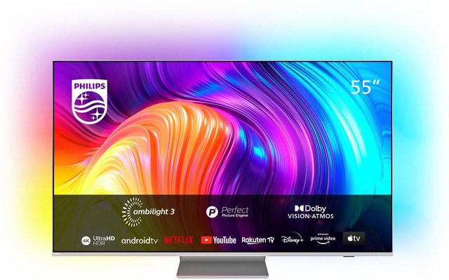 Philips 55PUS8807/12 LED-Fernseher (139 cm/55 Zoll, 4K Ultra HD, Android TV, Smart-TV)