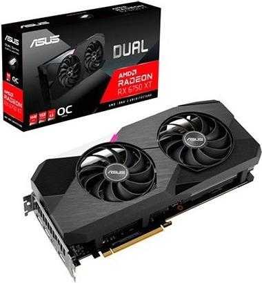 ASUS Dual Radeon RX 6750 XT OC Edition – Grafikkarten – Radeon RX 6750 XT – 12GB GDDR6 – PCIe 4,0 – HDMI, 3 x DisplayPort (90YV0HK0-M0NA00)