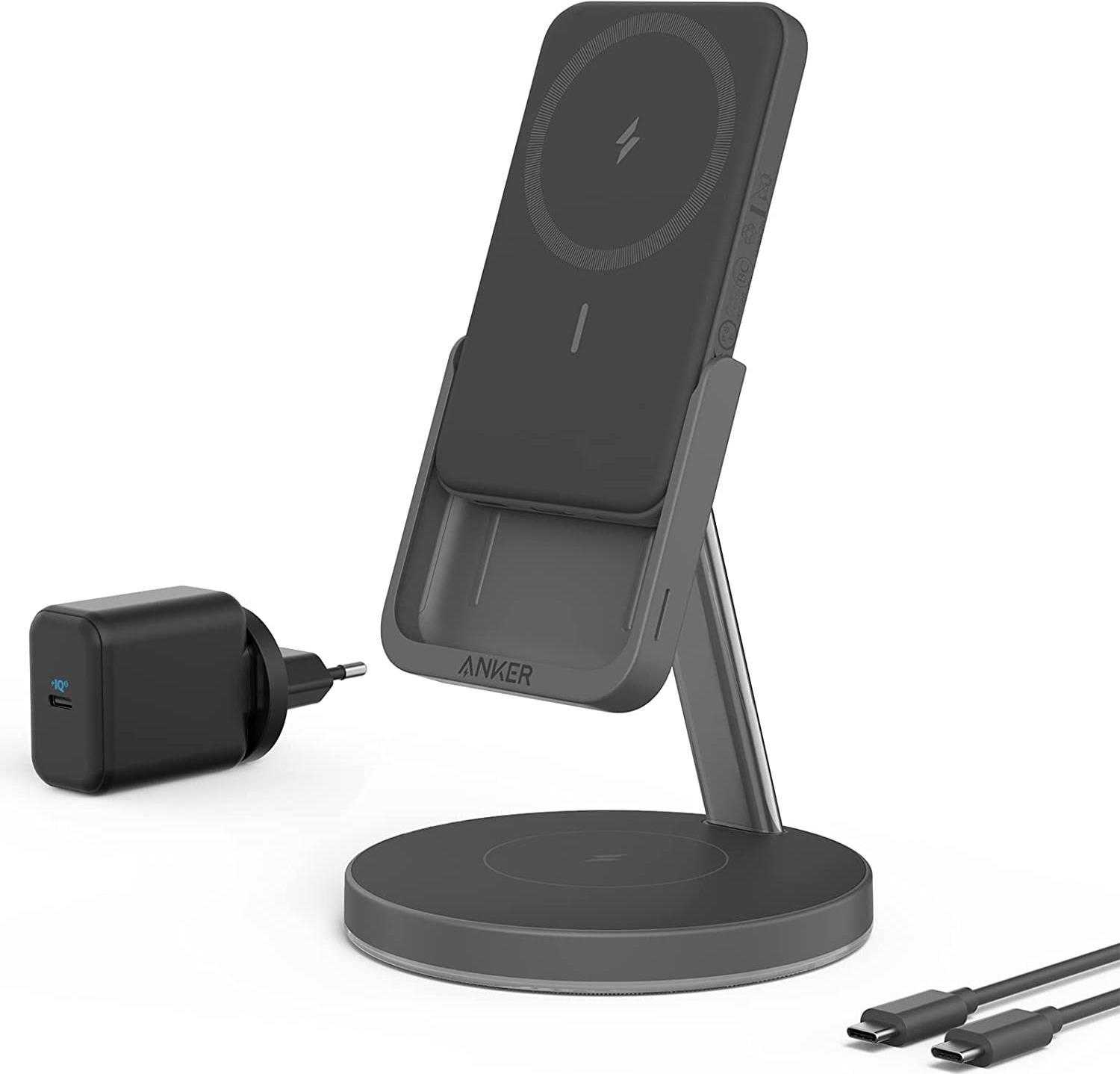 Anker POWERWAVE MAG-GO 5,10cm (2) 1STAND Schwarz Indoor (B25A7311)