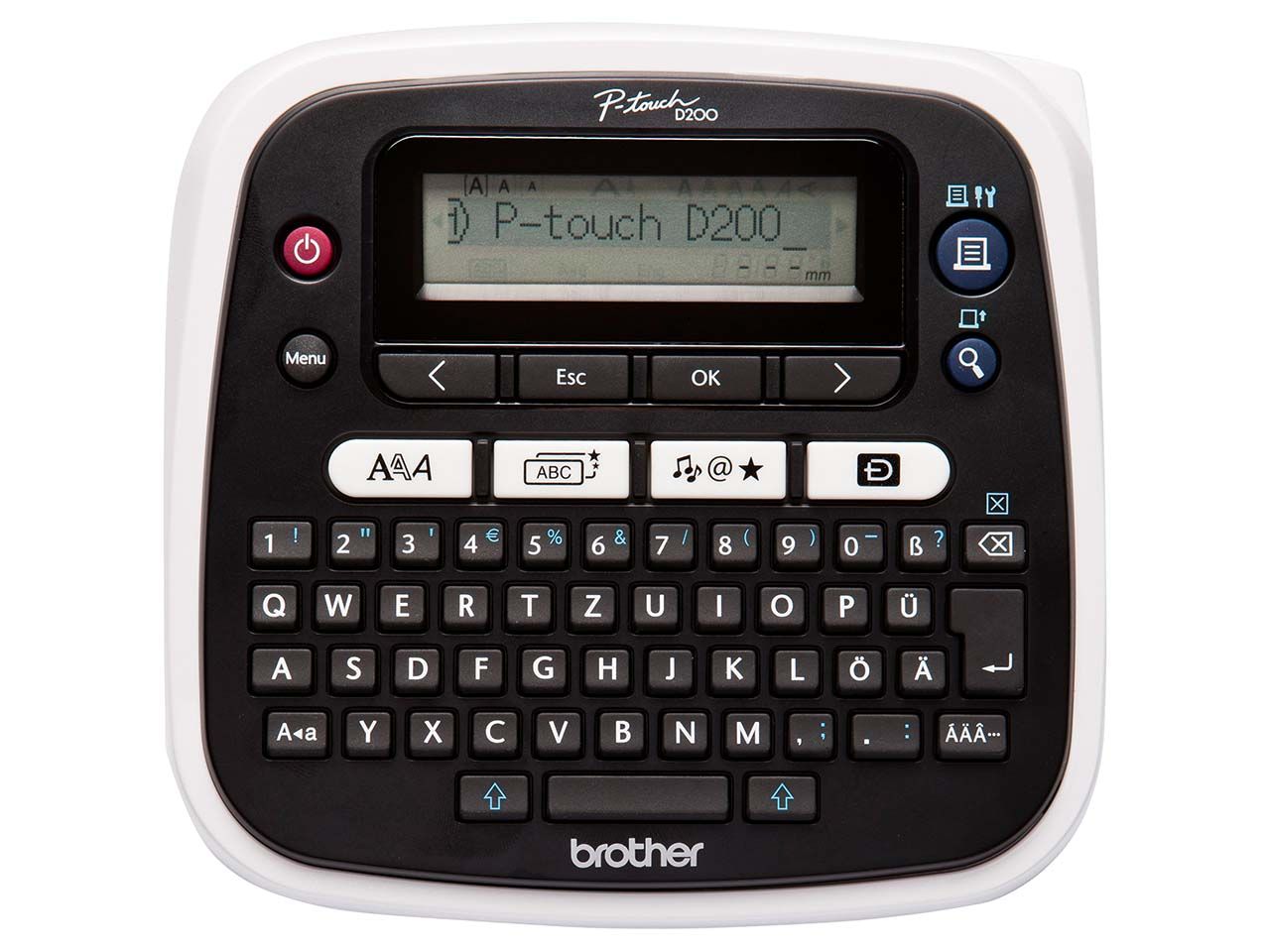 P-Touch Beschriftungsgerät „D200BWVP“