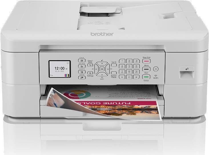 Brother MFC-J1010DW – Multifunktionsdrucker – Farbe – Tintenstrahl – A4/Legal (Medien) – bis zu 11.5 Seiten/Min. (Kopieren) – bis zu 17 Seiten/Min. (Drucken) – 150 Blatt – 14.4 Kbps – USB 2.0, Wi-Fi(n)