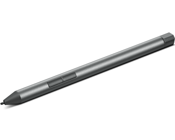 Lenovo Digital Pen 2 – Aktiver Stylus – aktiv elektrostatisch – 2 Tasten – Grau – braune Box – für IdeaPad Flex 5 14ALC7, 5 14IAU7, 5 16ALC7, 5 16IAU7, ThinkCentre M75t Gen 2