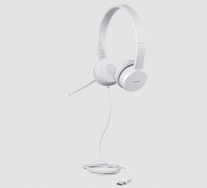 Kurzinfo: Lenovo 110 - Headset - On-Ear - kabelgebunden - USB-A - für Legion 5 15