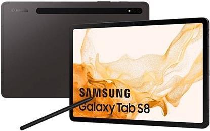 Kurzinfo: Samsung Galaxy Tab S8 - Tablet - Android - 256 GB - 27.81 cm (11) TFT (2560 x 1600) - microSD-Steckplatz - Graphite Gruppe Tablets- und e-Book-Reader Hersteller Samsung Hersteller Art. Nr. SM-X700NZABEUB Modell Galaxy Tab S8 EAN/UPC 8806094147452 Produktbeschreibung: Samsung Galaxy Tab S8 - Tablet - Android - 256 GB - 27.81 cm (11) Produkttyp Tablet Betriebssystem Android Bildschirm 27.81 cm (11) TFT - 2560 x 1600 - Multi-Touch Prozessor Qualcomm Snapdragon 8 Gen 1 SM8450 (8 Kerne) Prozessor-Taktfrequenz 2.99 GHz Speicherkapazität 256 GB RAM 8 GB Verfügbarer Benutzerspeicher Flash: 219.2 GB Unterstützte Flash-Speicherkarten microSD