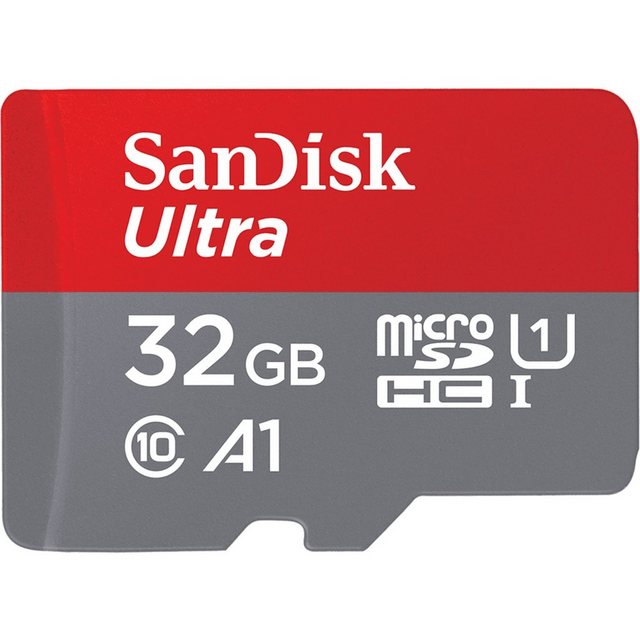 Sandisk Ultra 32 GB microSDHC, UHS-I U1, Class 10, A1 Speicherkarte (32 GB GB)