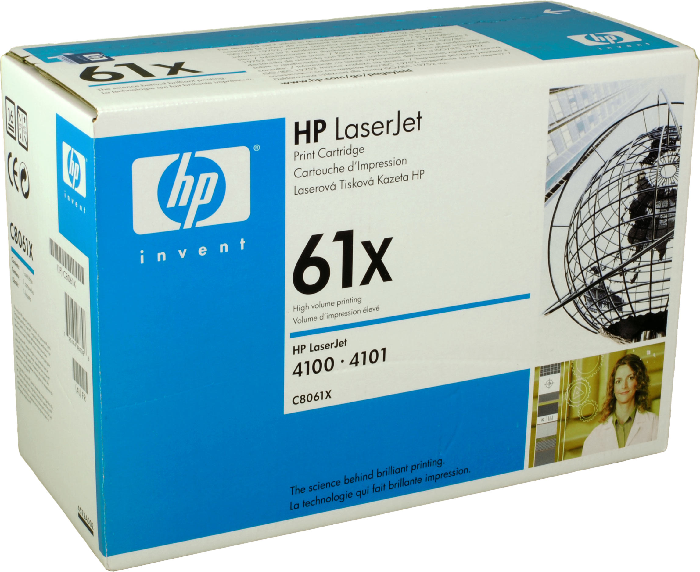 HP Toner C8061X  61X  schwarz