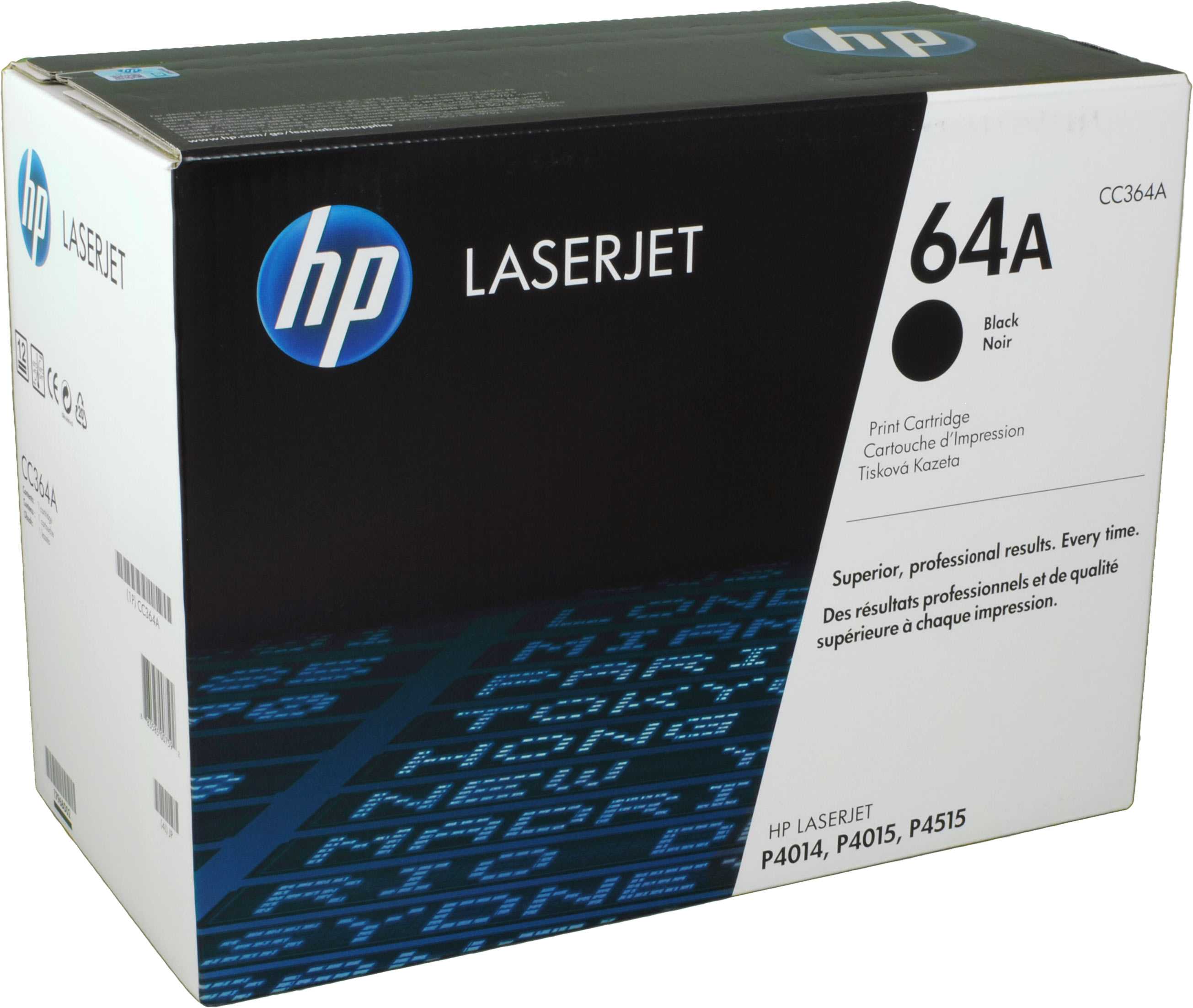 HP Toner CC364A  64A  schwarz