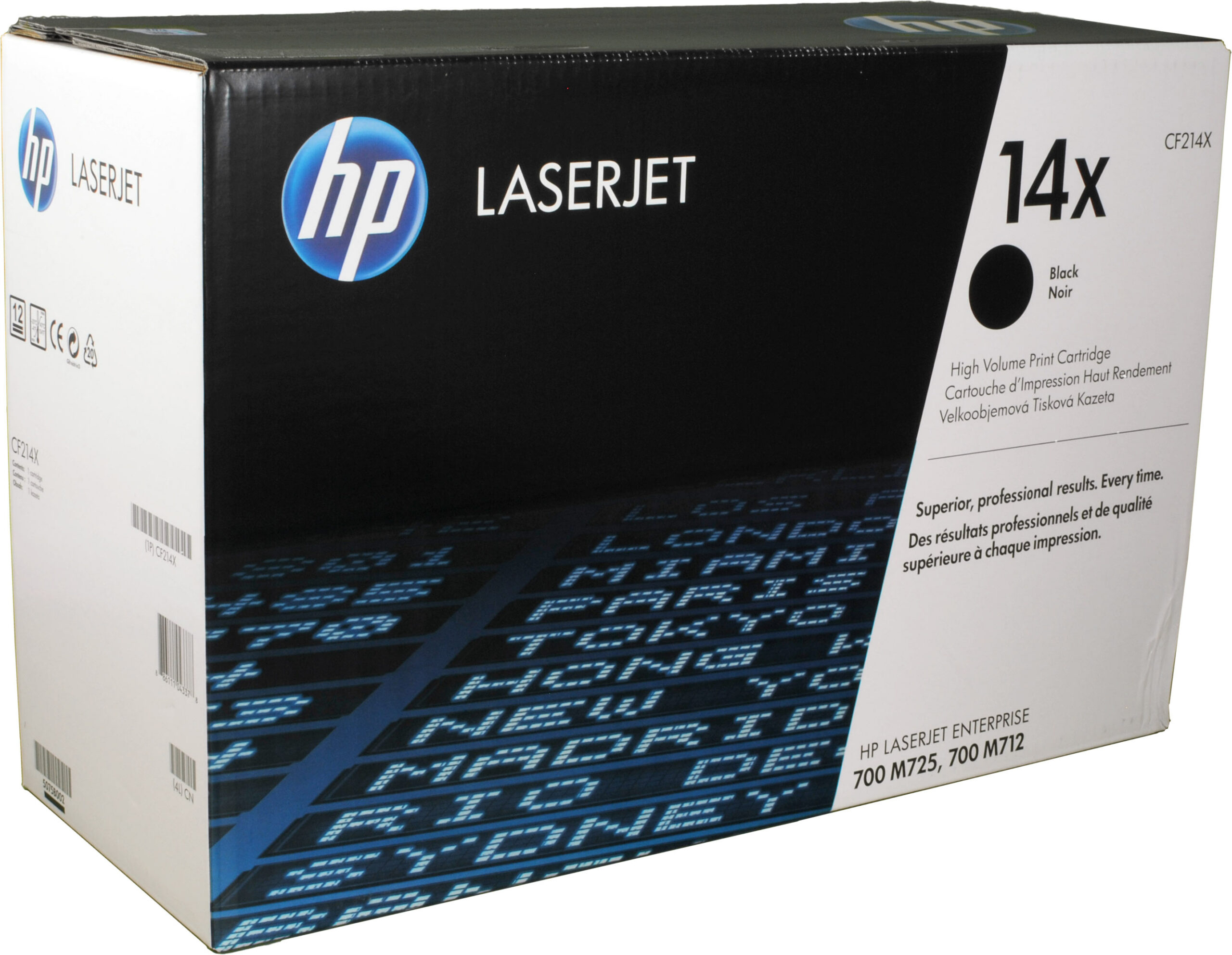 HP Toner CF214X  14X  schwarz