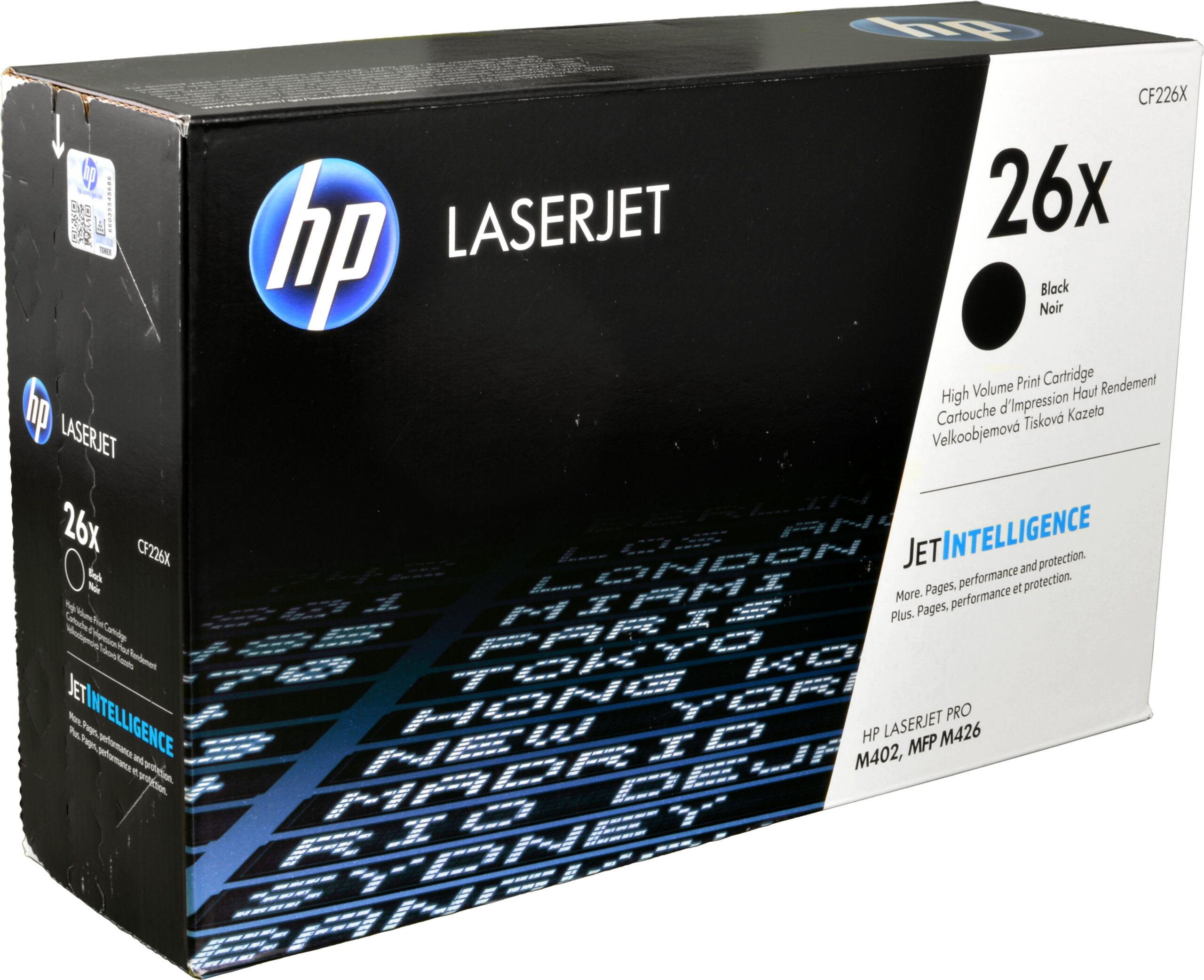 HP Toner CF226X  26X  schwarz