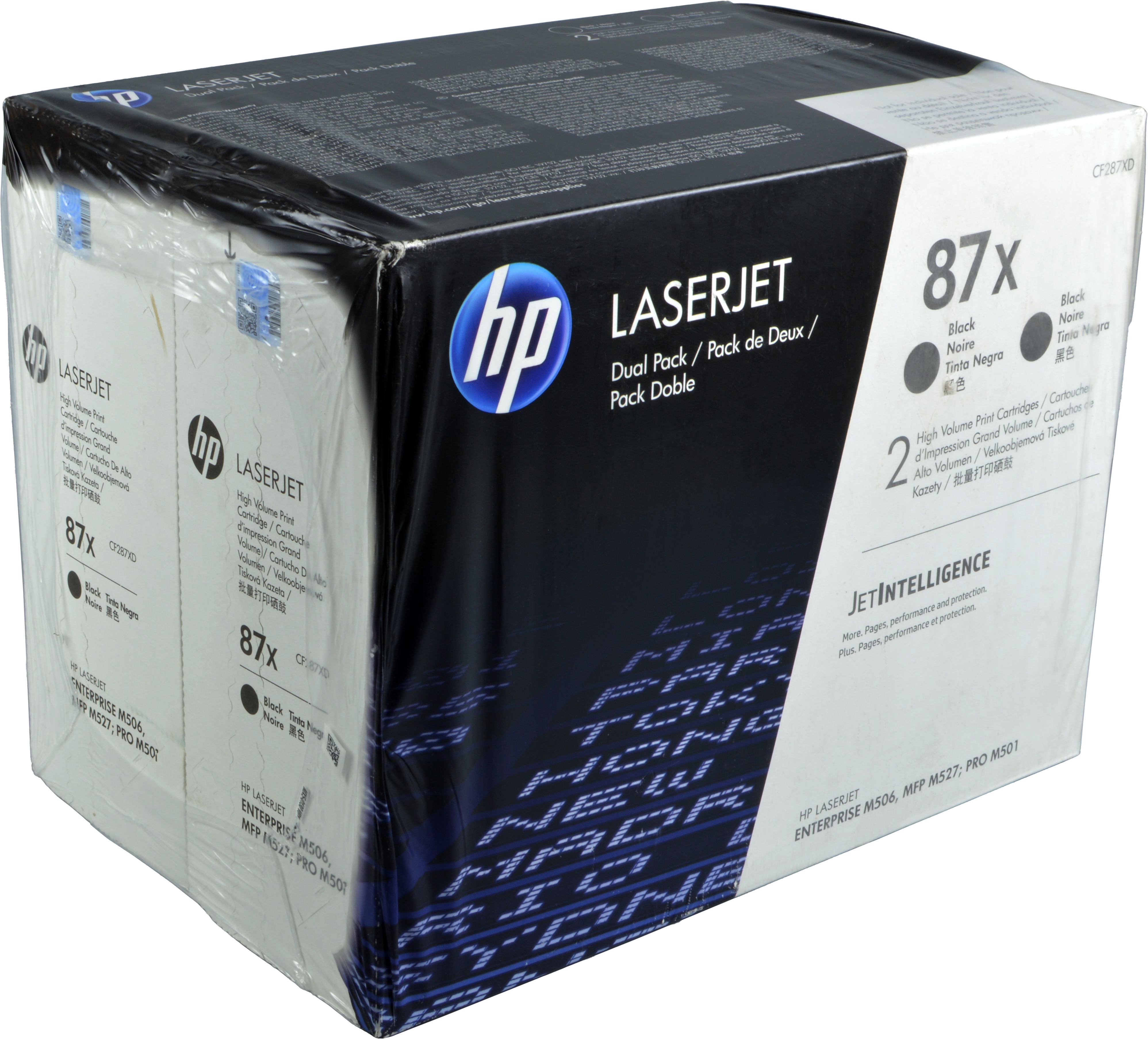 2 HP Toner CF287XD  87X  schwarz