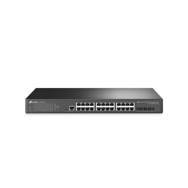 TP-Link JetStream 24-Port Gigabit L2+ Managed Switch mit 4 10GE… Netzwerk-Switch