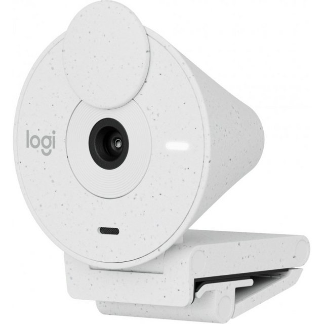 Logitech Brio 300 - WebcamMit der Logitech Brio 300 zeigt man sich selbstbewusst in jedem Videogespräch und verschafft sich Gehör. Die Brio 300 zeigt jeden im besten Licht mit hoher Auflösung und automatischer Belichtungskorrektur. Die benutzerfreundliche Abdeckblende schafft Privatsphäre durch einfaches Drehen. Die Brio 300 funktioniert mit führenden Meeting-Plattformen und verfügt über ein elegantes