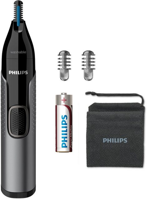 Philips Nasen- und Ohrhaartrimmer NT3650/16, ultimativer Komfort ohne Ziepen