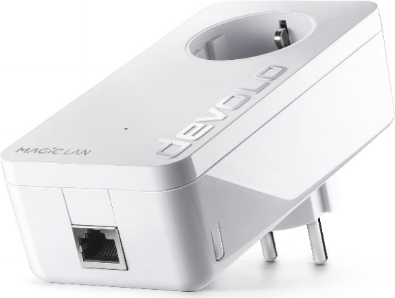 Devolo Magic 1 LAN 1-1 – 1200 Mbit/s – IEEE 802.3 – IEEE 802.3ab – IEEE 802.3az – IEEE 802.3u – IEEE 802.3x – Typ F – Gigabit Ethernet – 10,100,1000 Mbit/s – 300,1200 Mbit/s (8302)