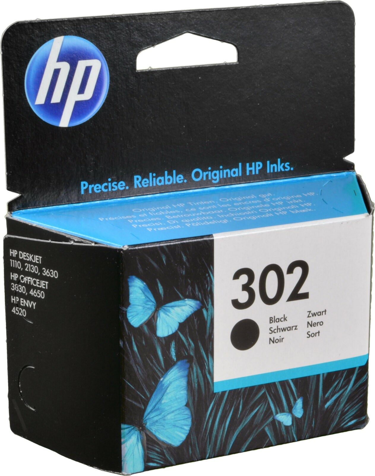 HP Tinte F6U66AE  302  schwarz