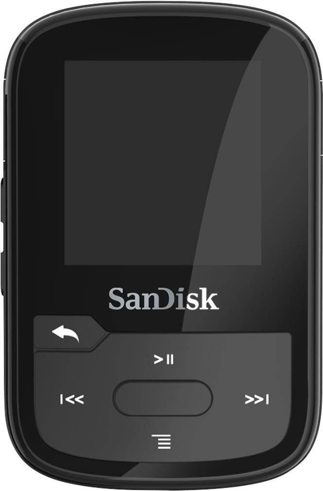 SanDisk Clip Sport Plus – Digital Player – 32 GB – Schwarz