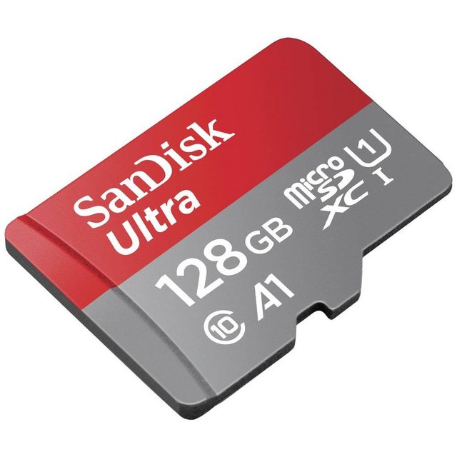 SanDisk microSDXC Ultra 128GB SD-Kartenadapter Schnelleres Laden Ideal für AndroidMit der SanDisk Ultra® microSD™-UHS-I-Karte können Sie mehr aufnehmen