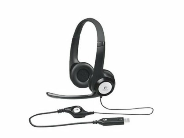 LOGITECH 981-000406 Logitech Headset H390 USB 2.0 schwarz Dieses vielseitige Headset bietet Komfort und digitalen Klang. Der anpassbare · gepolsterte Kopfbügel und die weichen Ohrschalen dieses Headsets sorgen für Komfort. Das Mikrofon mit Rauschunterd