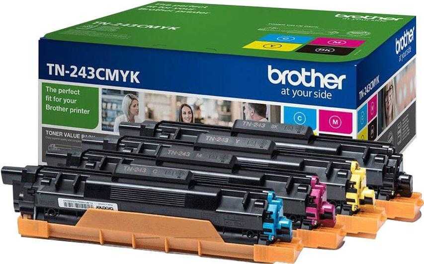 Kurzinfo: Brother TN243CMYK Value Pack - 4er-Pack - Schwarz