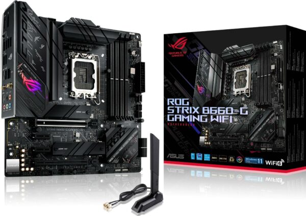 Kurzinfo: ASUS ROG STRIX B660-G GAMING WIFI - Motherboard - micro ATX - LGA1700-Sockel - B660 Chipsatz - USB-C Gen2