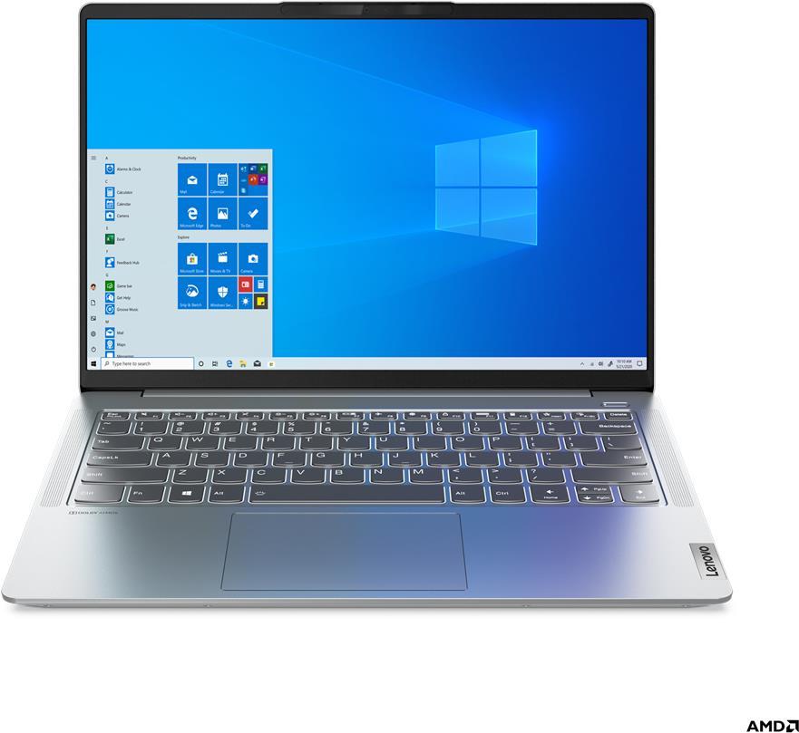 Lenovo IdeaPad 5 Pro 14ACN6 5800U Notebook 35,6 cm (14 ) 2.8K AMD Ryzen 7 16 GB DDR4-SDRAM 512 GB SSD Wi-Fi 6 (802.11ax) Windows 11 Home Grau (82L700A0MX)