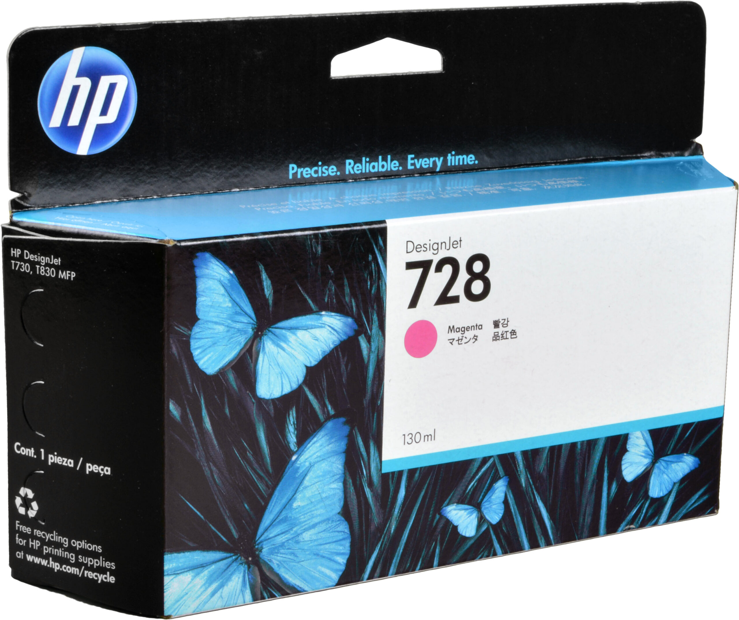 HP Tinte F9J66A 728 magenta